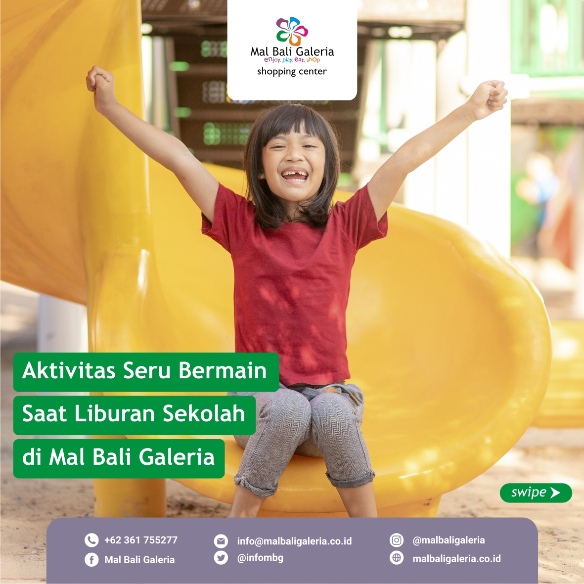 infombg's tweet image. Buat kamu yang masih bingung mengajak anak anak bermain, bisa nih ke MBG, ada berbagai permainan anak anak yg bisa dicoba &amp;amp; dinikmati

#malbaligaleria #familymall #tipsliburan