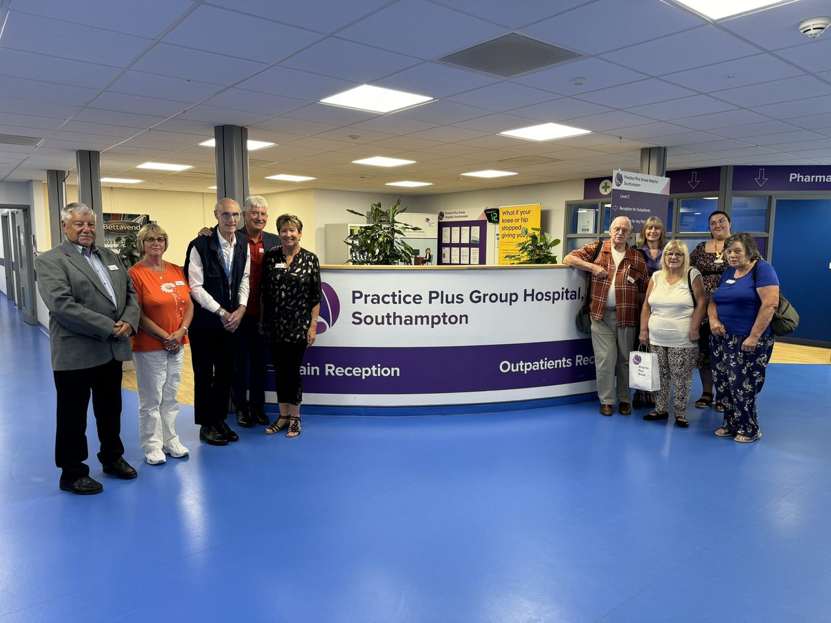 Thank you to our Patient Forum Members who took the time to walk and talk to patients in our care. We are so grateful for your time, collating patient feedback, your observations and your continued contribution @PracticePlusGroup Southampton. TY Tina (Patient Experience Lead).