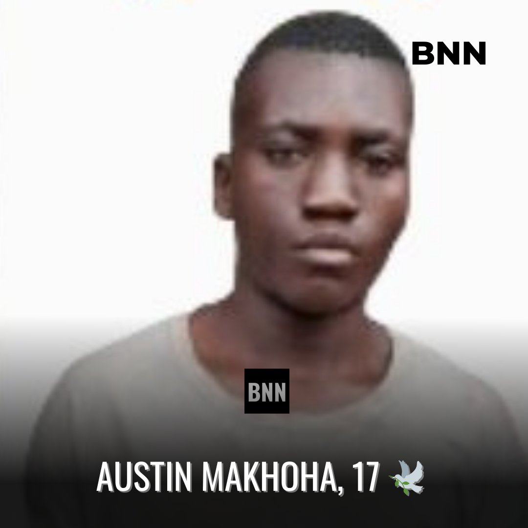 edgarobare's tweet photo. Let's take a moment to remember Austin Makhoha who lost his life during the protests. We offer our condolences to your family and hope that your sacrifice was not in vain. You will forever be in our hearts. Rest in Power ✊. #RIP https://t.co/8bHRuD9n0Y