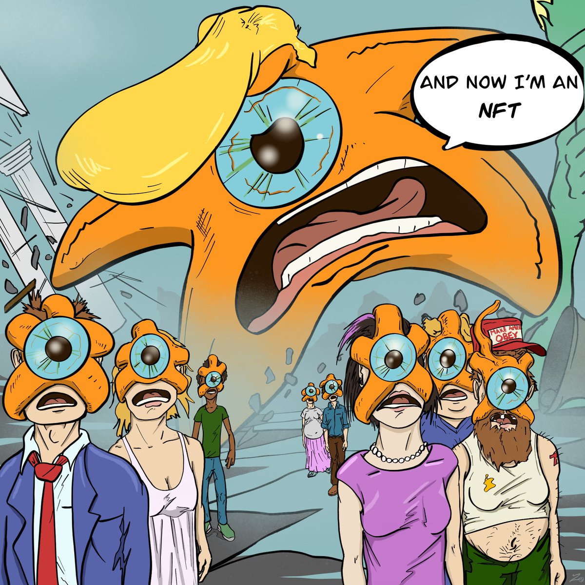 Just made an NFT of one of my favorite works. Hopefully you’ll participate in the auction on OpenSea to help fund the fight. Share, bid, and VOTE!

opensea.io/assets/ethereu…

#NFT #nftarti̇st #nftart #NFTCommmunity