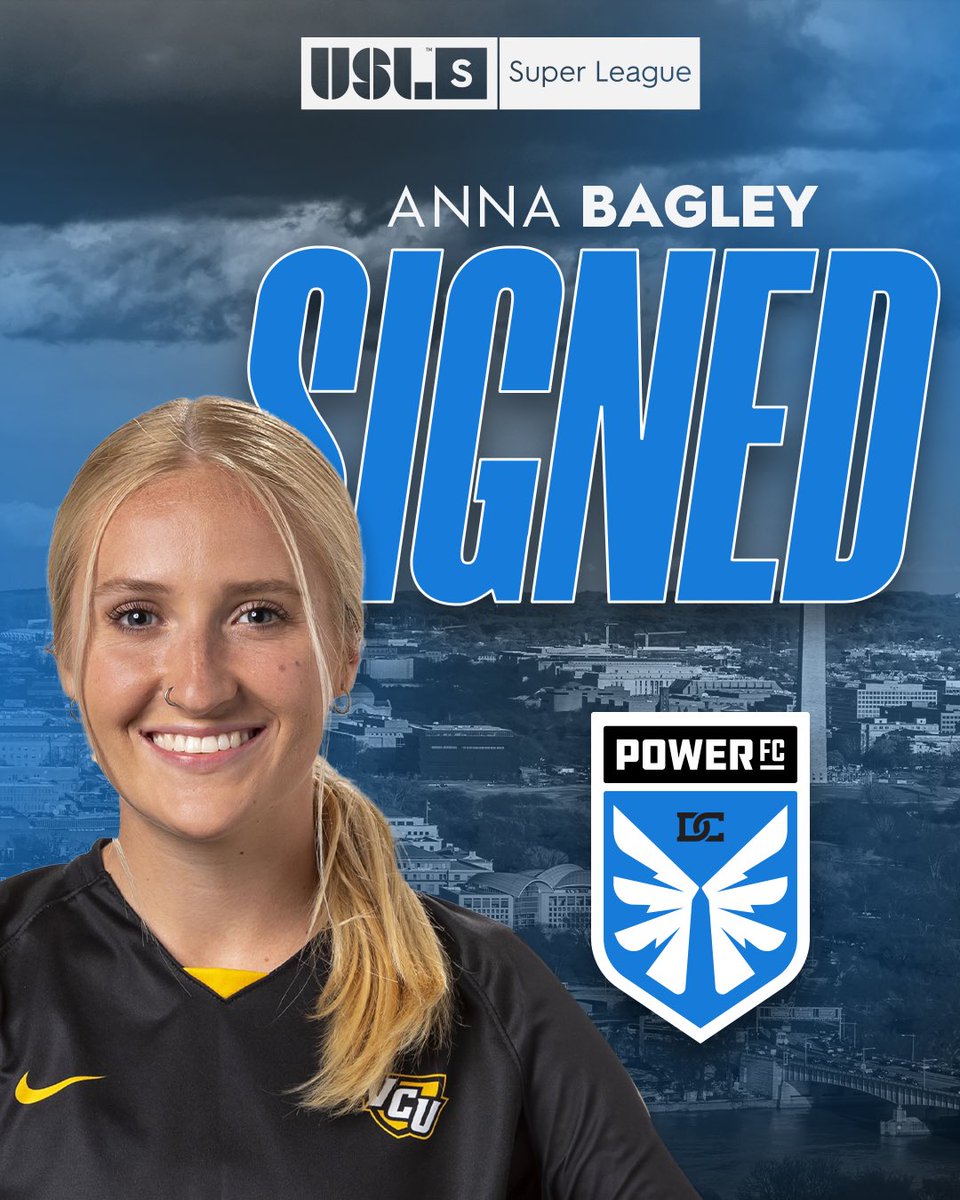 Strengthening the midfield 😤 

<a href="/VCUWomensSoccer/">VCU Women's Soccer</a> star <a href="/annabagss/">Anna Bagley</a> has joined <a href="/DCPowerFC/">DC Power Football Club</a> 💪