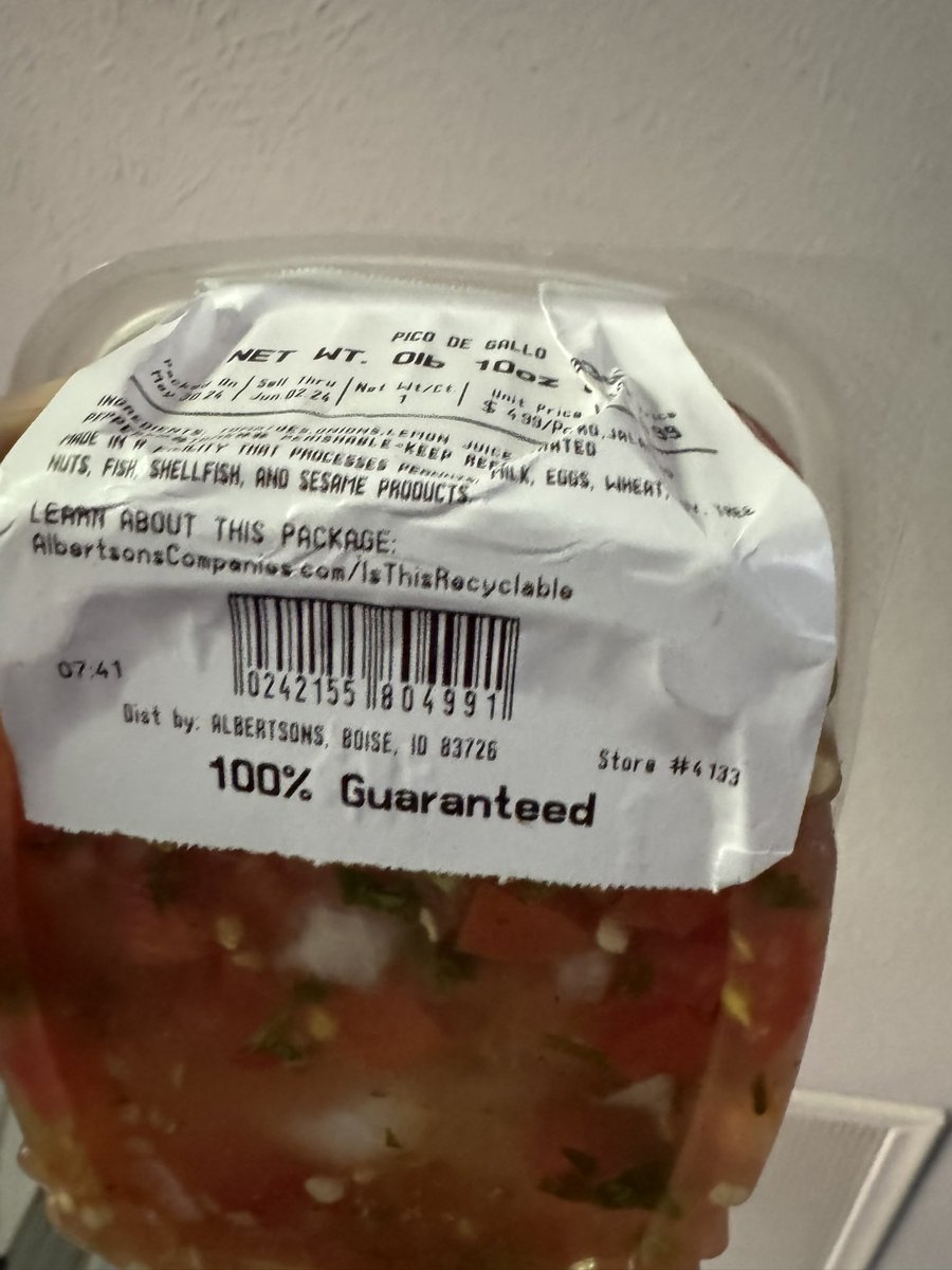 EducatorKDill's tweet photo. All I can say is “WOW”! This was found in our salsa @Albertsons. I contacted them and all they want to do is reimburse us for the salsa since there wasn’t any damages. Are you kidding?!?!? No accountability. https://t.co/ap9jY9hyf9