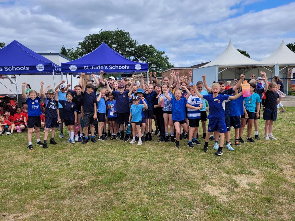 It was a win for Cranbourne at sports day. What a lovely afternoon with the spirit of St Jude's on show through the encouragement the children gave each other.