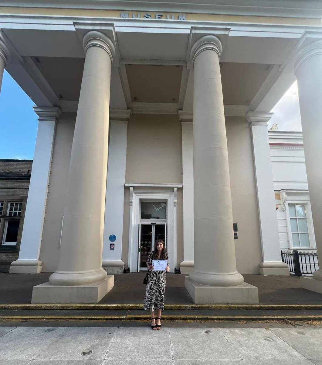 CambraiSchool's tweet photo. ‘Fortes Fortuna Adiuvat’ - Fortune Favours the Brave! 

Miss Adams was honoured to attend the @ClassicsNorth Impact Awards tonight as our school lead for Latin. We were thrilled to find out we are the regional winners! 🏛️🏆 
We❤️our unique languages curriculum! @Miss_R_Adams https://t.co/do7MZ8kiV6