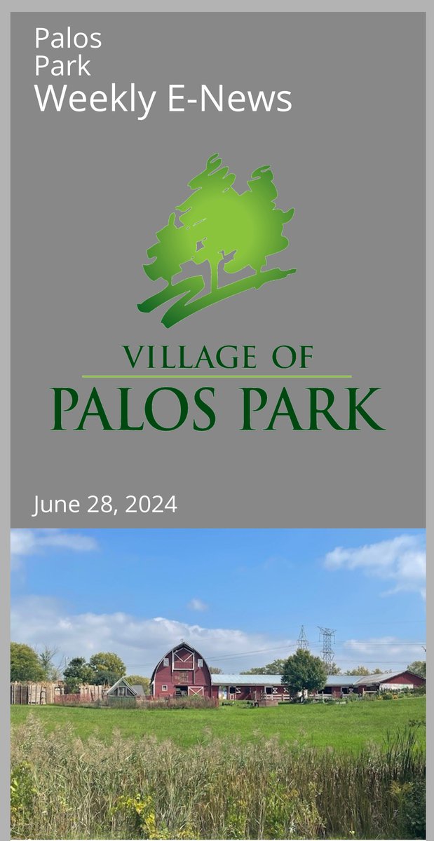 Read the latest Palos Park E-News here! conta.cc/4eM7HVh
