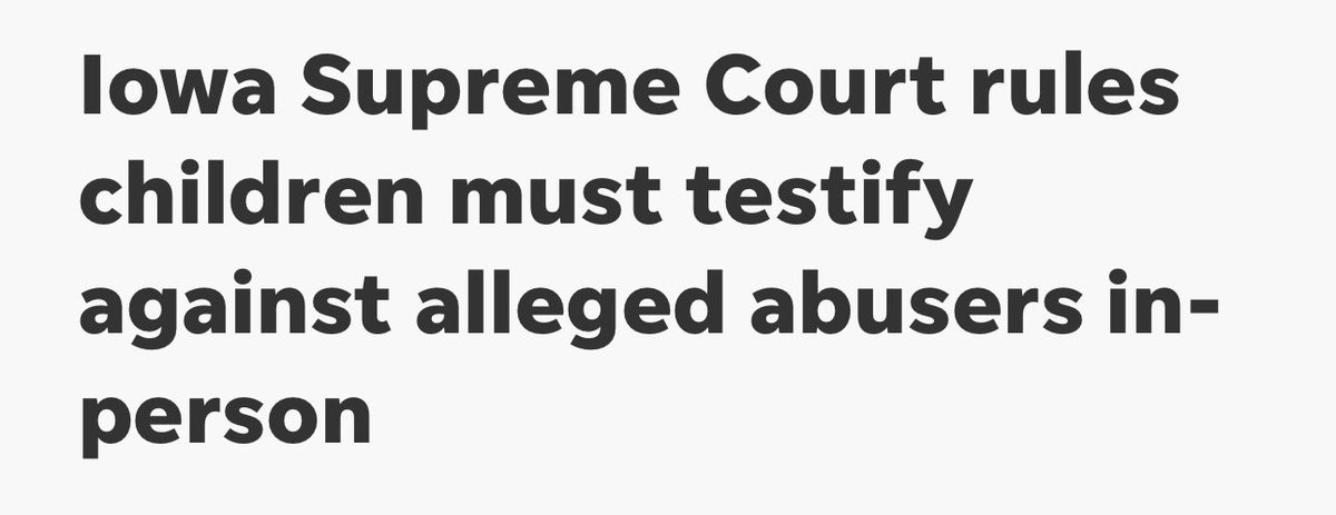 Iowa has the worst child sex abuse laws in the country. Today they got even worse. Gov Reynolds &amp; statehouse Republicans passed an abortion ban that forces Iowa children to carry a rapist’s baby if they don’t report the rape within 45 days. And now this: