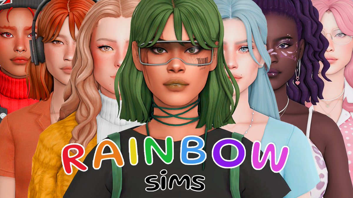 I made rainbow sims to celebrate pride month! 🌈
youtu.be/DMWOi8-IgbE