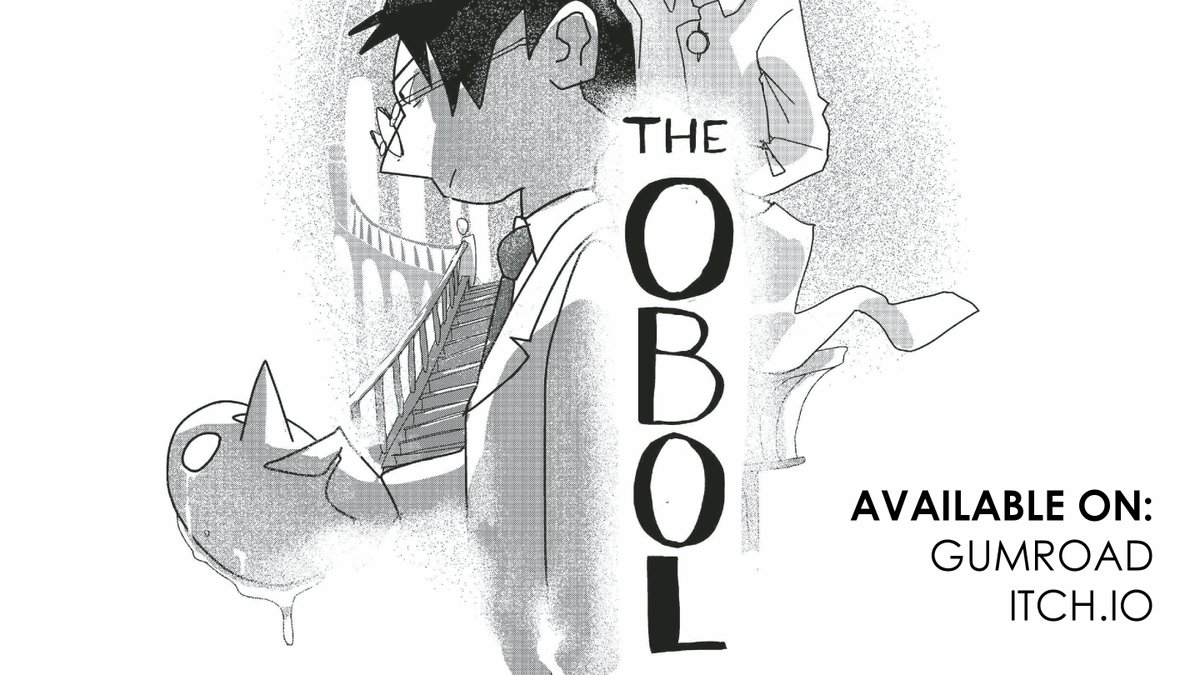 houzatosis's tweet image. I've now made The Obol available as a digital comic! I completed this back in early 2023 and I'm glad to have it available to a wider audience. Links in comments below: