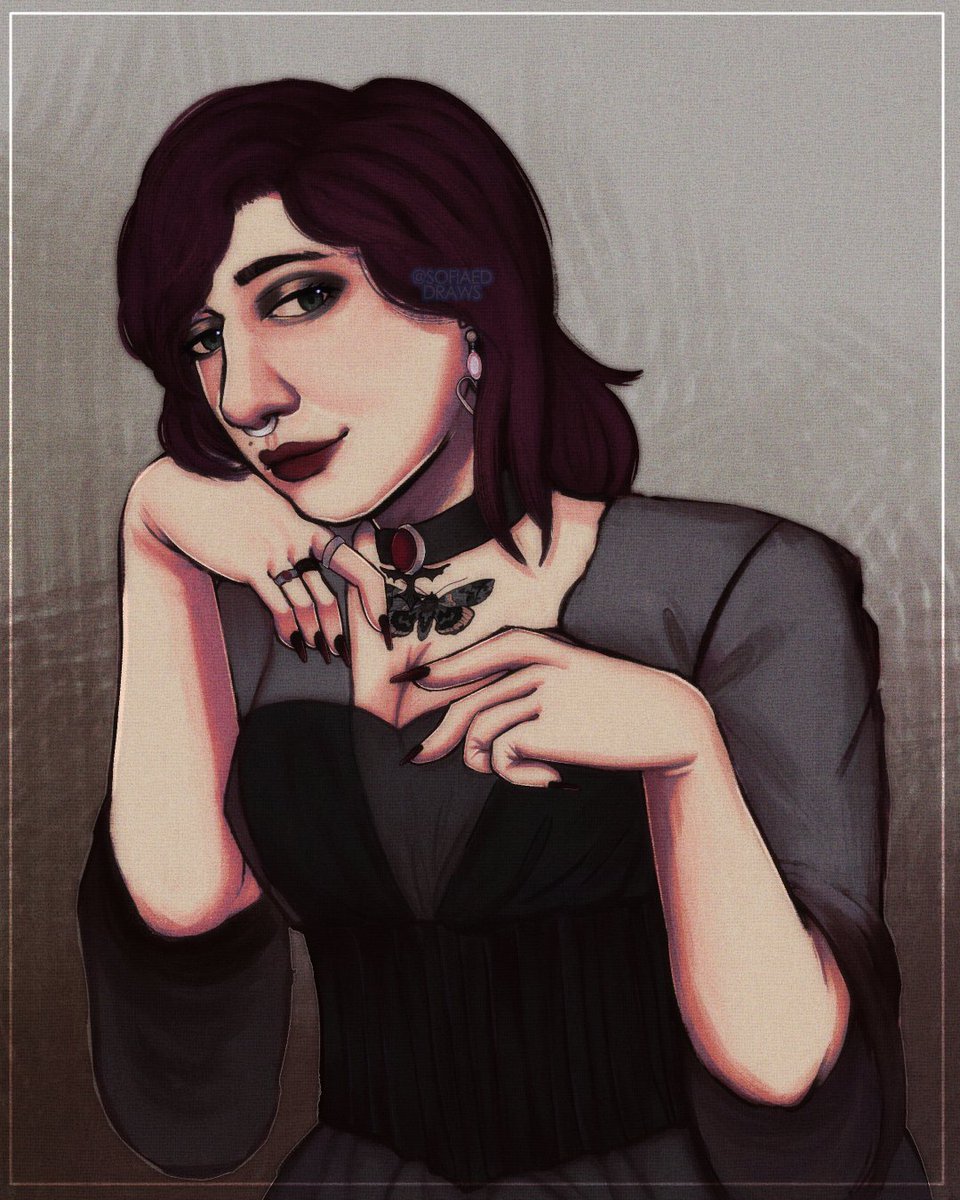 SofiaEd_'s tweet photo. 「With flashing pangs of love 🦇🩸🗡️」
#sofiaeddraws #sofiaed #artph #digitalart #art #illustration #csp https://t.co/UczBbwwL8a