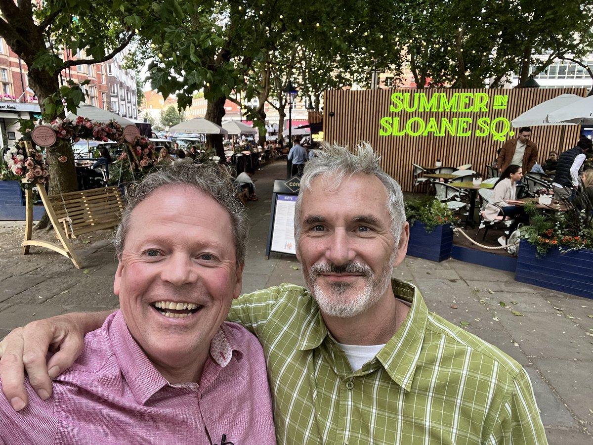 Great to meet up with my school friend from 46 years ago, Brian Larkin now a Professor of Anthropology at Barnard College, Columbia University. A wonderful evening with a brilliantly interesting man.