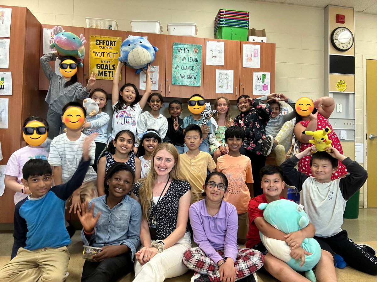 Another year of teaching in the books! I had such a fun year with this kind, creative and outgoing group of grade 3s. I’ll miss them all so much 🤍 Wishing everyone a wonderful summer holiday 🥰 See ya in September! <a href="/jcpshdsb/">Joshua Creek</a> <a href="/HaltonDSB/">HDSB</a>