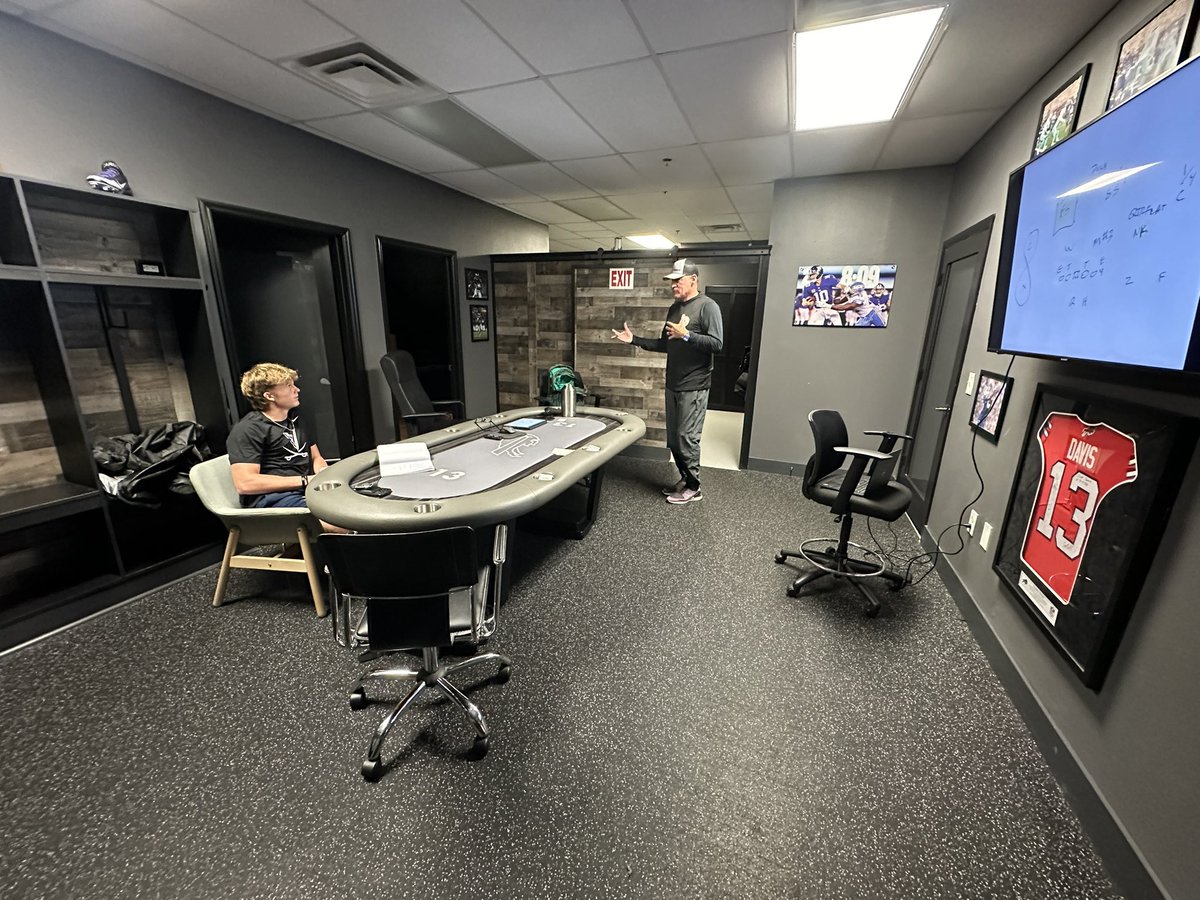 Jurgensen17's tweet photo. Classroom and field work with @patohara17. @QBTactical @DraftAcademy_. 🔶⚔️🔷 #WahooWa #GoHoos @HornetFB_1MOORE @gabedavisO @Andy_Villamarzo @JacquieFran_ @BrianDohn247 @JonSantucci @RealNews102 @SLeonard247 @FlaHSFootball https://t.co/qVqMEywTVk