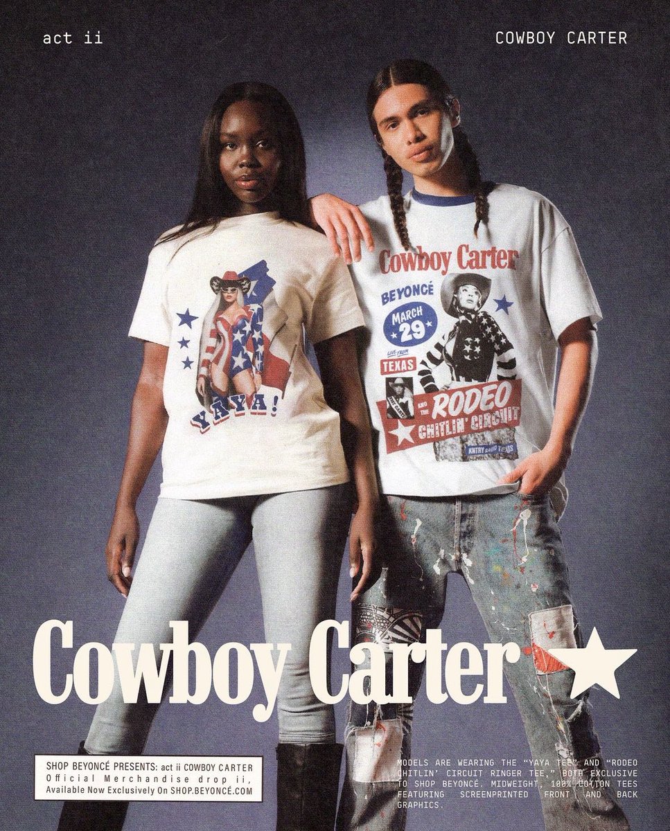 B7Album's tweet photo. COWBOY CARTER Merch drop 2.0

🔗: https://t.co/npBrWcK6JZ https://t.co/YPcJnigtsn