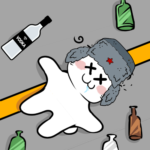 tinybunnyonton's tweet photo. Bunny celebrated the launch with a bit too much vodka 🍻 https://t.co/neppy3dmhd