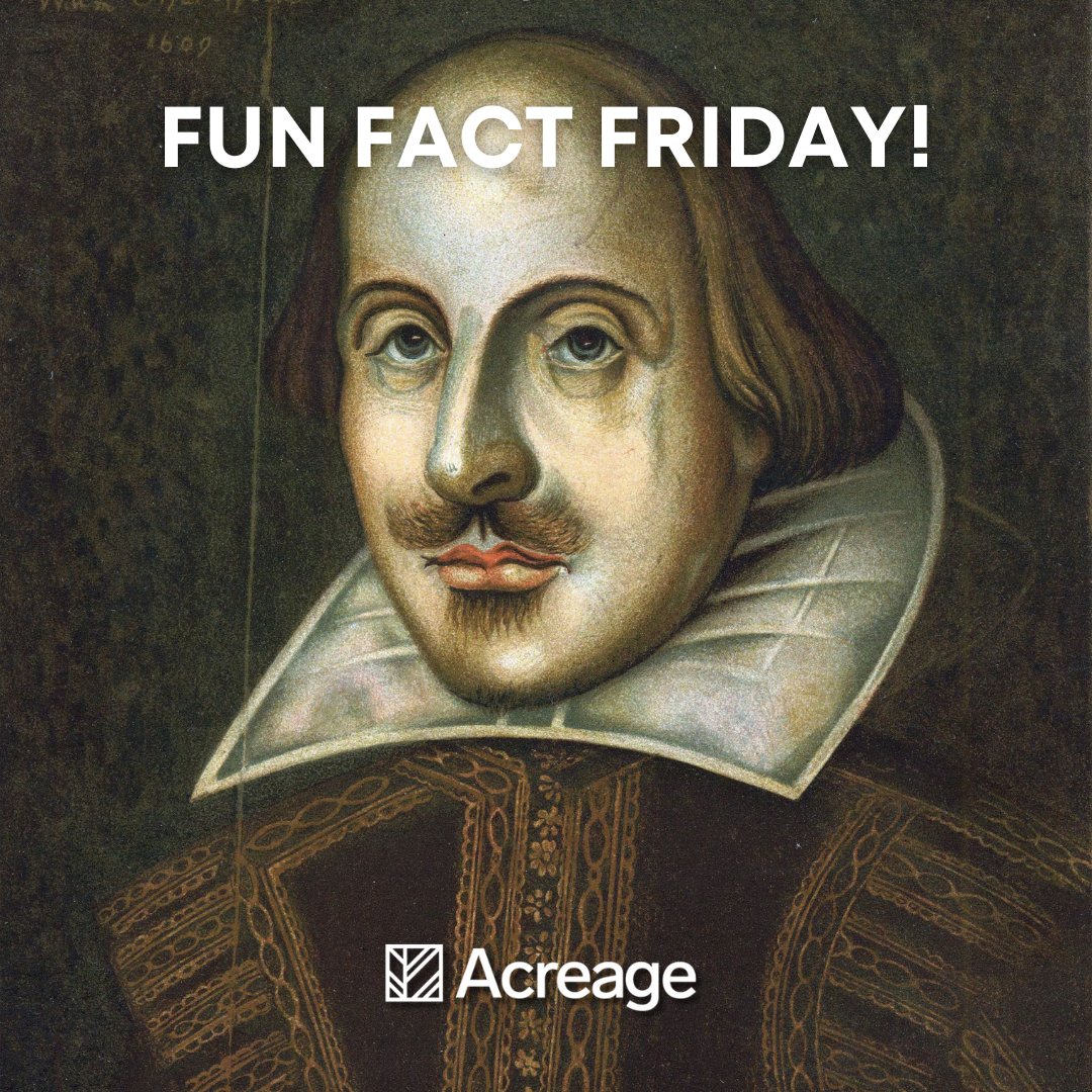 Did you know that William Shakespeare likely smoked cannabis? Yep, scientists found traces of cann@bis in hundred-year-old pipes in his garden. Now it all makes sense. 

#FunFactFriday #HempHistory