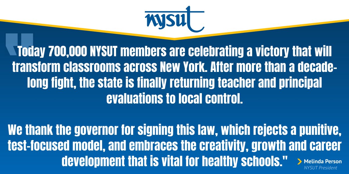 NYSUT tweet media