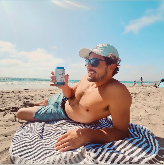 Good company, cold beers, and no &ldquo;dog on beach&rdquo; citation makes for a perfect day in my world! 🏖️ https://t