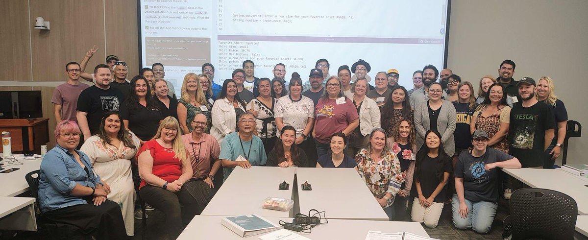 What a wonderful week of computer science PD during the #summerofcs <a href="/RCOE/">RivCo Office of Education</a> with <a href="/RCOE_IS/">RCOE Instructional Services</a>. Thank you to the participants, facilitators, CDE Foundation and our county partners throughout the state. Can wait to see the impact for our students. Learn more at seasonsofcs.org