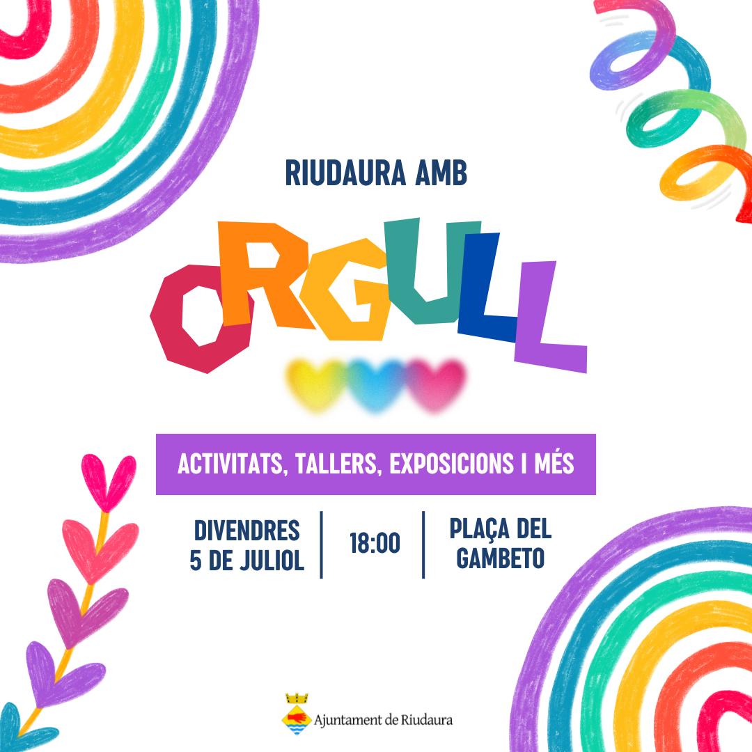 Ens emplena d’ORGULL anunciar avui per celebrar el dia internacional de l’Orgull, el cartell d’activitats que es duran a terme el proper divendres 5 de juliol gràcies a l’empenta i compromís de veïnes i veïns del poble. 

Feliç dia festiu i reivindicatiu de l’Orgull LGBTIQ+