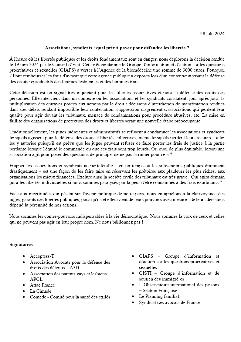 Observatoire international des prisons (OIP) tweet media