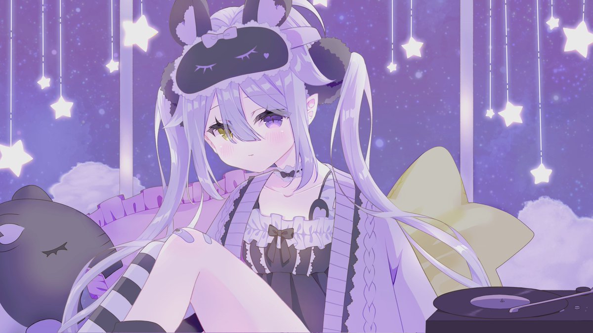 放一下之前Stay with me的曲繪✨️晚安喔各位～