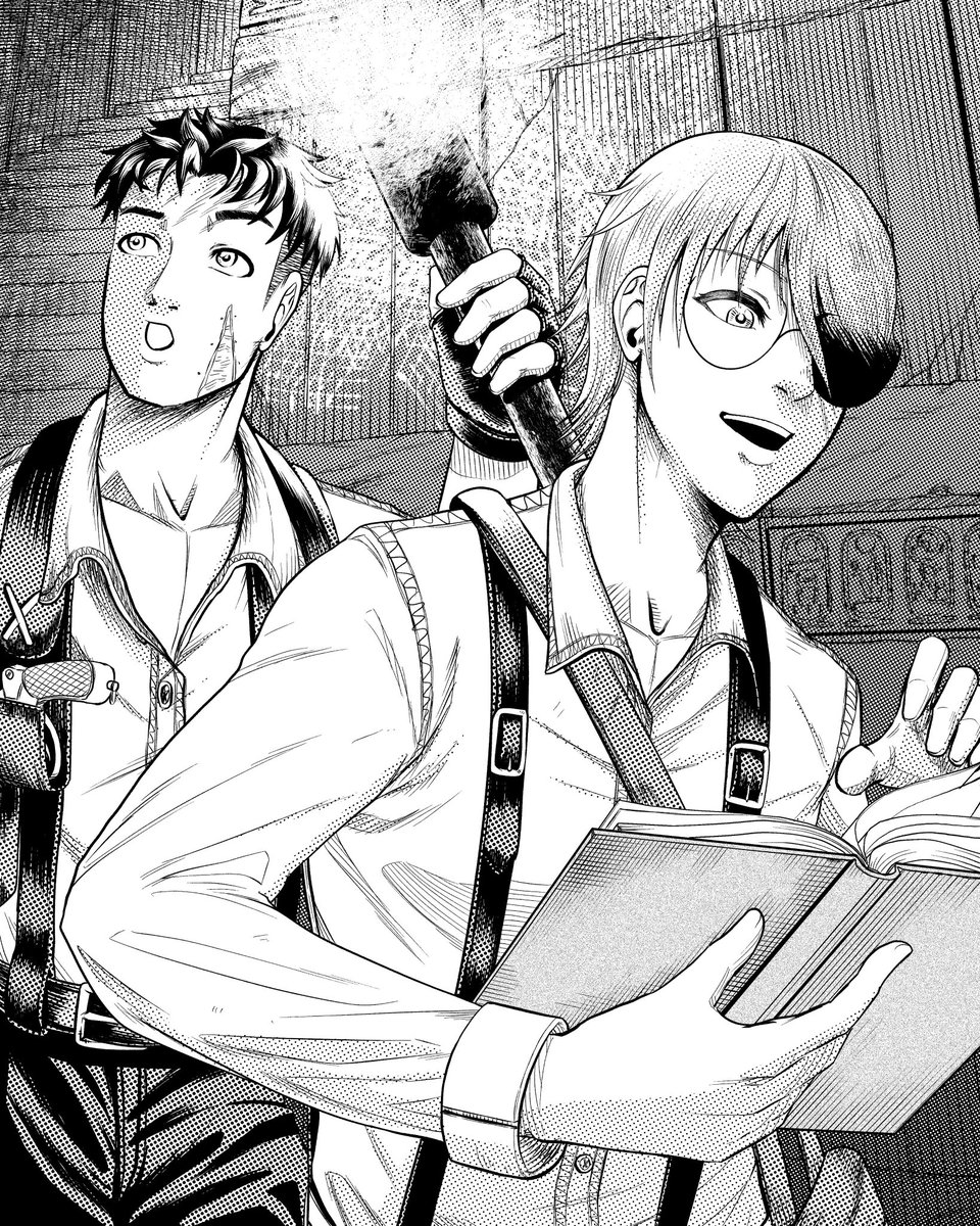 treppler_art's tweet photo. 🇫🇷FR: Salut tout le monde ! Je vous présente une illustration pour un projet en cours ! 😜
➖
➖
🇬🇧ENG: Hello everyone! I present to you an illustration for a current project! 😜
➖
➖
#mangaillustration #twittermanga #mangaproject #mangaartiste #mangafrance https://t.co/zno1U7G7IF