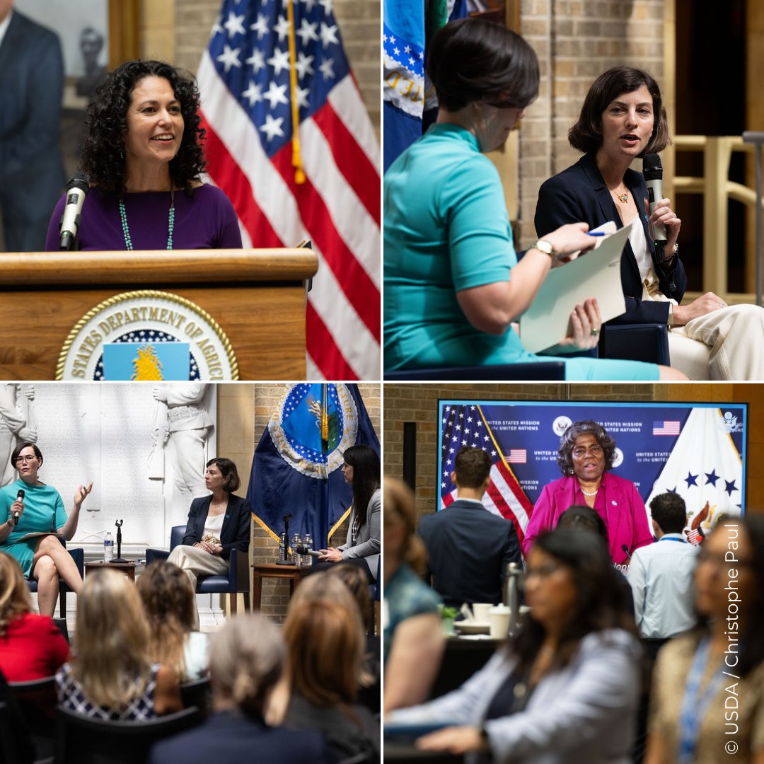 FAO in North America (@faonorthamerica) on Twitter photo Great moments at <a href="/USDA/">Dept. of Agriculture</a>'s kick off of the International Year of the Woman Farmer #IYWF2026 !
<a href="/FAO/">Food and Agriculture Organization</a>'s <a href="/LM_Phillips/">Lauren M. Phillips</a> joined <a href="/USDA/">Dept. of Agriculture</a>'s <a href="/DepSecXoch/">Deputy Secretary Xochitl Torres Small</a>, Under Secretary Taylor, @blaynearthur & others to urge partners to commit to grow equality for #WomenInAg.
👉 bit.ly/48NiHNS Great moments at <a href="/USDA/">Dept. of Agriculture</a>'s kick off of the International Year of the Woman Farmer #IYWF2026 !
<a href="/FAO/">Food and Agriculture Organization</a>'s <a href="/LM_Phillips/">Lauren M. Phillips</a> joined <a href="/USDA/">Dept. of Agriculture</a>'s <a href="/DepSecXoch/">Deputy Secretary Xochitl Torres Small</a>, Under Secretary Taylor, @blaynearthur & others to urge partners to commit to grow equality for #WomenInAg.
👉 bit.ly/48NiHNS
