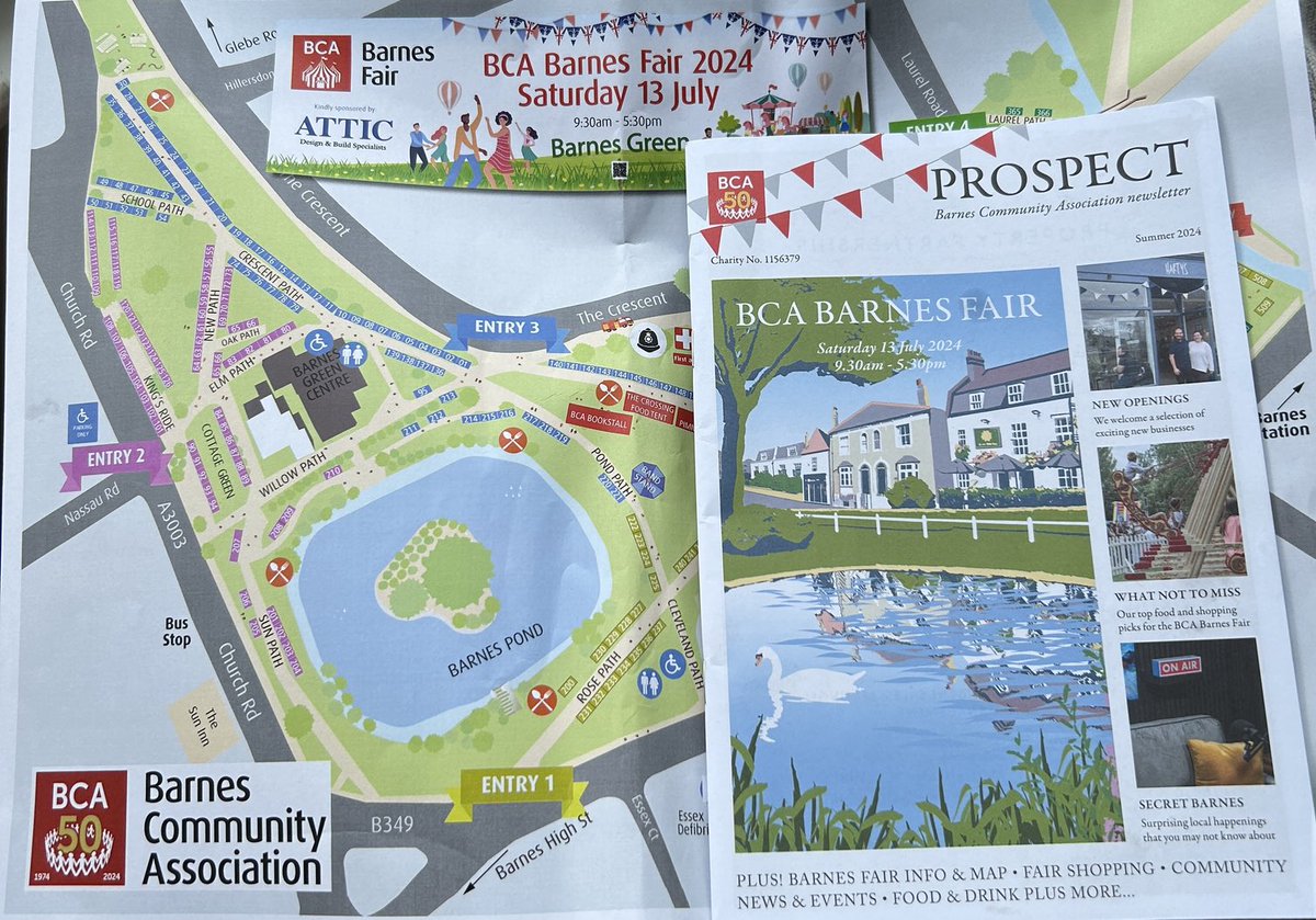 Look out for the summer issue of BCA Prospect with lots of Barnes Fair info - as well as local news &amp; views. Thanks ⁦<a href="/farrahandpearce/">Tom Pearce</a>⁩ ⁦<a href="/ellemediagroup/">EMG</a>⁩ ⁦<a href="/westlondonpromo/">Westlondonpromo</a>⁩