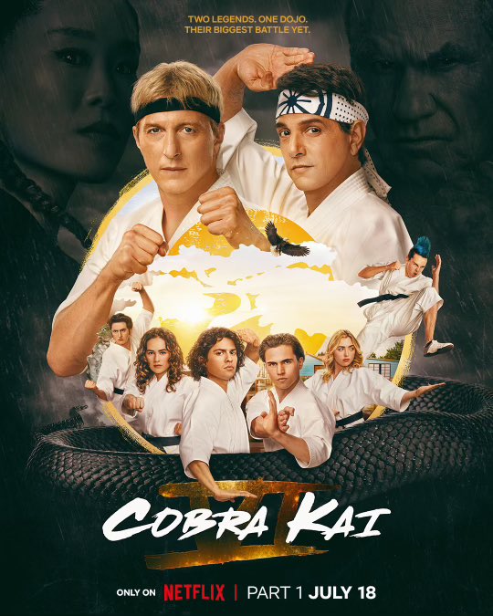 All paths have led to this. The final battle begins July 18. Trailer drops Monday! <a href="/CobraKaiSeries/">Cobra Kai</a> <a href="/netflix/">Netflix</a> #CobraKaiSeason6 👊🏼🦅🥋