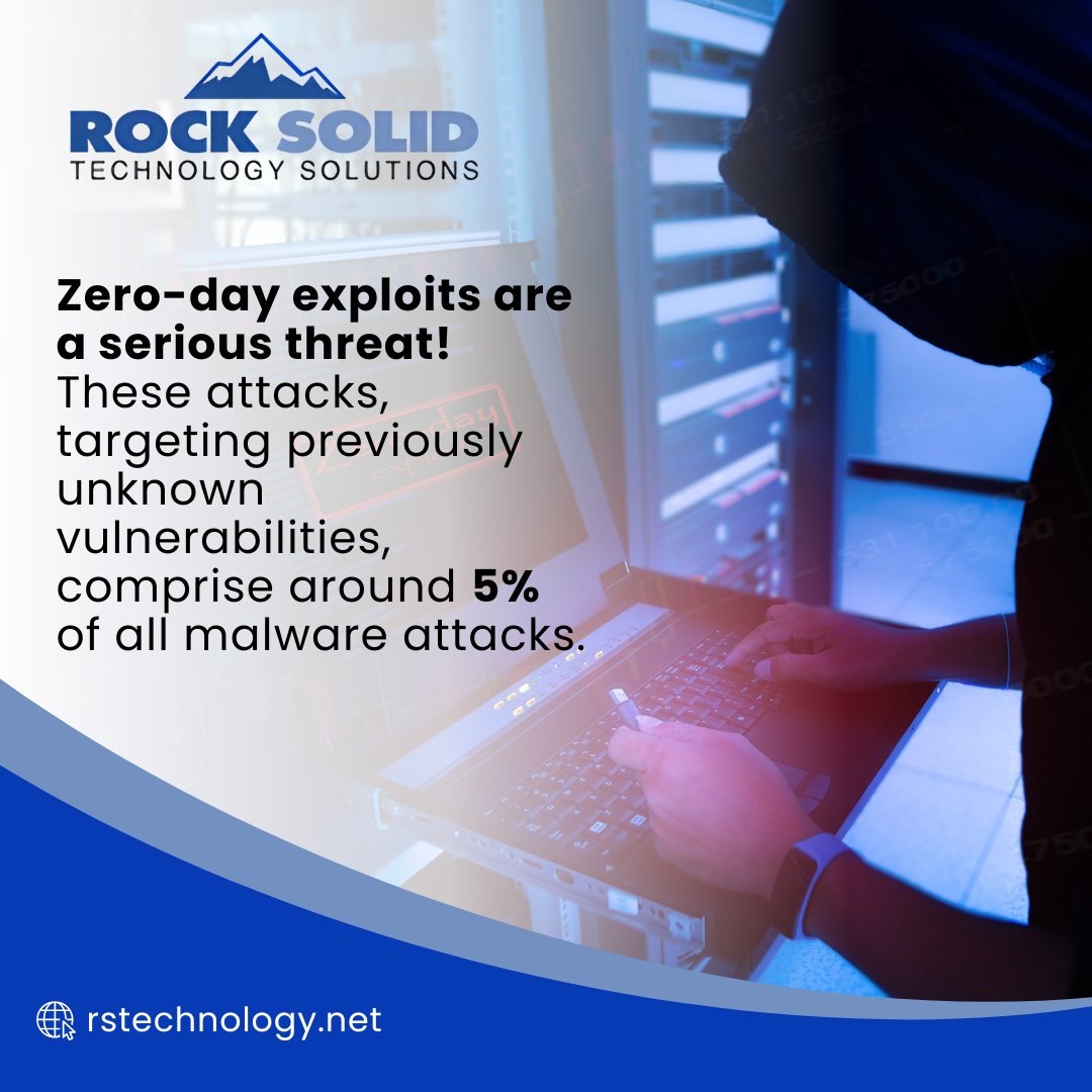 ssidangross's tweet image. 🛡️ Zero-day exploits are a serious threat! These attacks, targeting previously unknown vulnerabilities, comprise around 5% of all malware attacks. Stay updated with patches and security updates.
#ZeroDayExploit #CyberSecurity #StayProtected #SecurityUpdates #PatchManagement
