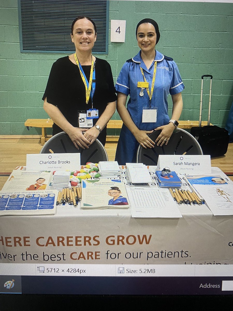 Today we visited Edens Girls school in Coventry .
We explained about nursing careers / pathways within the NHS .
We also gave lots of information on our level 2 apprenticeships .
Students were really engaged 🙂