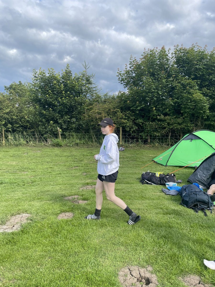 MissARonald's tweet photo. @LuttHigh Silver DofE day 1 walking complete. Camp set up, dinner and games to be completed https://t.co/bIfVHy3vx8