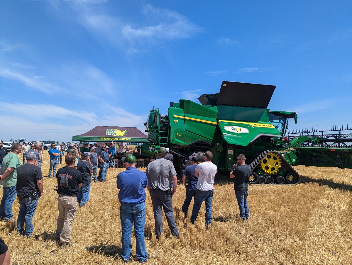 Nate Douridas (@fsrfarmer) on Twitter photo Hosting <a href="/AgPro_Ohio/">Ag-Pro Ohio</a> and growers today <a href="/OhioStateFSR/">Farm Science Review</a> for a new model year combine and technology field day. #Harvest24 Hosting <a href="/AgPro_Ohio/">Ag-Pro Ohio</a> and growers today <a href="/OhioStateFSR/">Farm Science Review</a> for a new model year combine and technology field day. #Harvest24