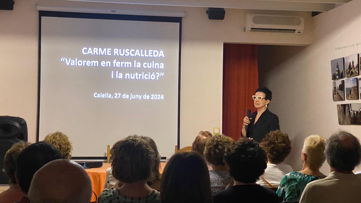 Carme Ruscalleda (@xef_ruscalleda) on Twitter photo Al local de CALELLA MARXA <a href="/ajcalella/">Ajuntament de Calella</a> hem parlat de : Cultura Culinària Catalana <a href="/raulbarus/">Balam Ruscalleda</a> <a href="/acgn_cat/">Acadèmia Catalana de Gastronomia i Nutrició</a> Al local de CALELLA MARXA <a href="/ajcalella/">Ajuntament de Calella</a> hem parlat de : Cultura Culinària Catalana <a href="/raulbarus/">Balam Ruscalleda</a> <a href="/acgn_cat/">Acadèmia Catalana de Gastronomia i Nutrició</a>