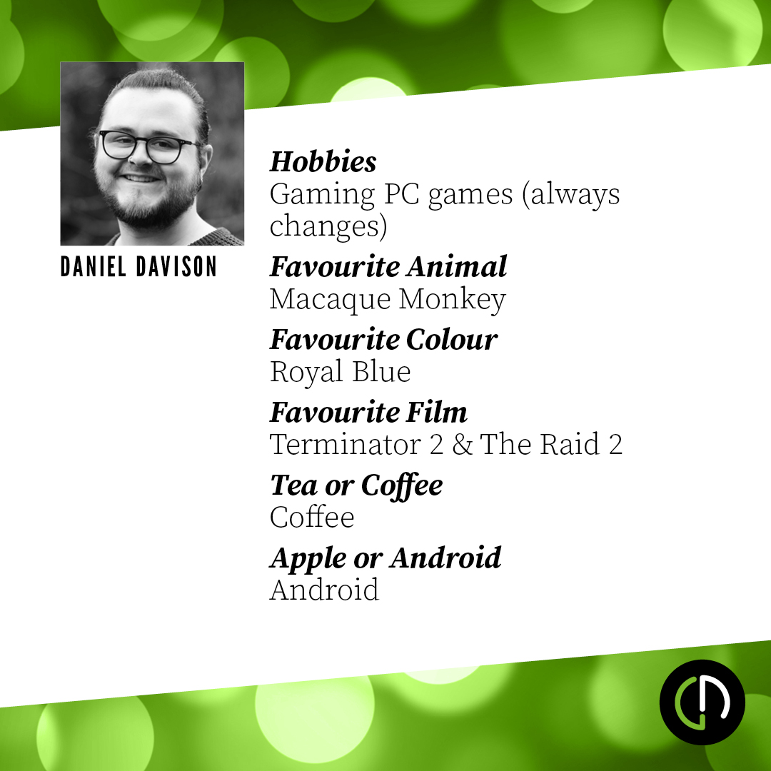 💚 Meet The Team: Daniel Davison 💚