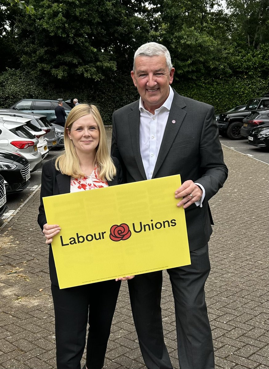 It was great to catch up with @CHazelgrove today. Claire is going to be a fantastic MP. But to see Claire elected, to see the change we need, we have to go out and vote next Thursday. Don’t believe the opinion polls, go out and make that change happen! #GeneralElection2024
