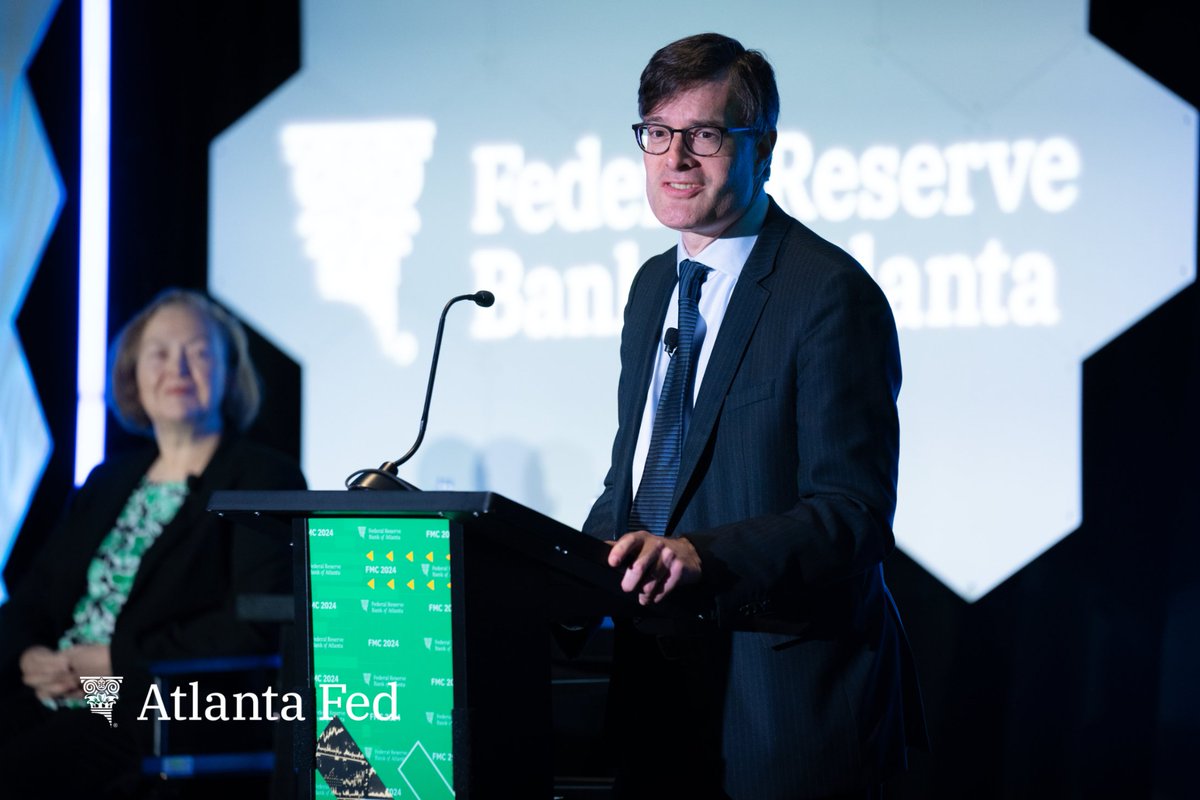 AtlantaFed's tweet photo. ICYMI, you can watch for our first policy session of the 2024 Financial Markets Conference, “Domestic Liquidity Provision during Potential Crises.” The session touched on the role regulation can play in reducing liquidity risk. #FedFMC
Livestream: https://t.co/Sbm9OtcUnU https://t.co/pphQtWCiqA