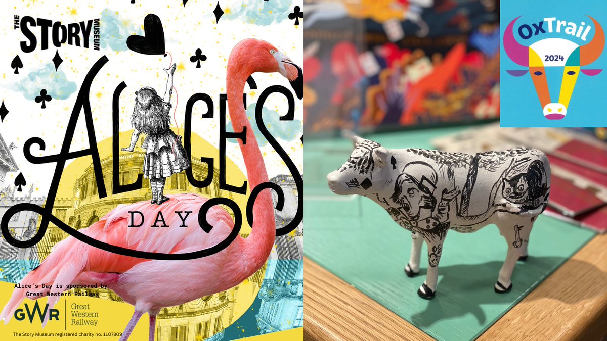 The Story Museum (@thestorymuseum) on Twitter photo We're counting down to #AlicesDay AND the launch of #Oxtrail2024 on 6 July! Make sure you check out the Alice's Day programme on our website and check in on the mini oxen in our newly appointed Moo-seum on Pembroke Street.
<a href="/sobellhouse/">Sobell House Hospice</a> <a href="/oxtrail2024/">oxtrail2024</a>
👉 bit.ly/3vZbFmz We're counting down to #AlicesDay AND the launch of #Oxtrail2024 on 6 July! Make sure you check out the Alice's Day programme on our website and check in on the mini oxen in our newly appointed Moo-seum on Pembroke Street.
<a href="/sobellhouse/">Sobell House Hospice</a> <a href="/oxtrail2024/">oxtrail2024</a>
👉 bit.ly/3vZbFmz