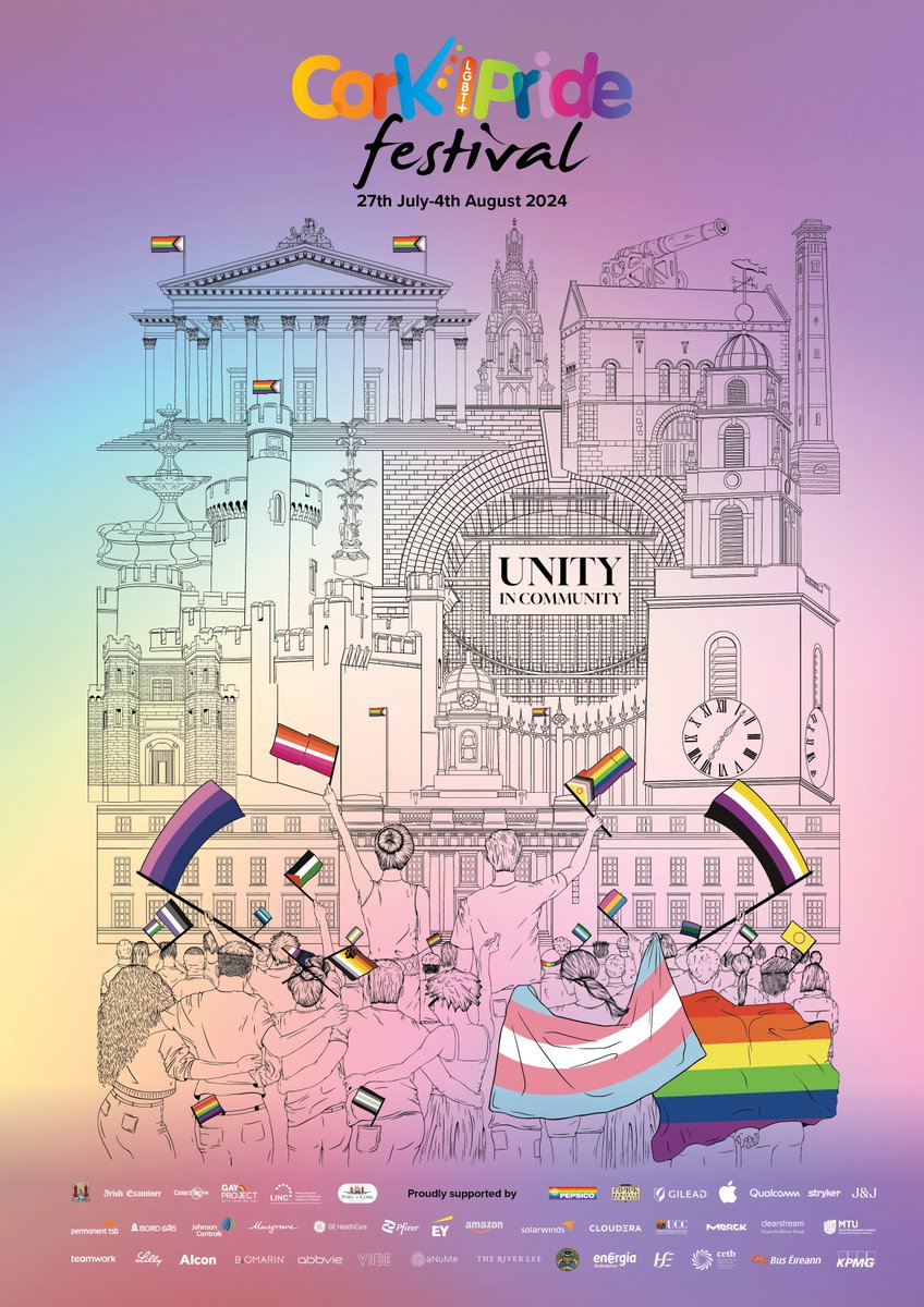 The 2024 Cork Pride Festival Magazine is here! 🏳️‍🌈
Cork Pride runs 27 July - 4 August. Explore our exciting events, interviews, and articles!
Thanks to all contributors, partners, sponsors, and readers!
View at corkpride.com/magazines/
#CorkPride2024 #UnityInCommunity