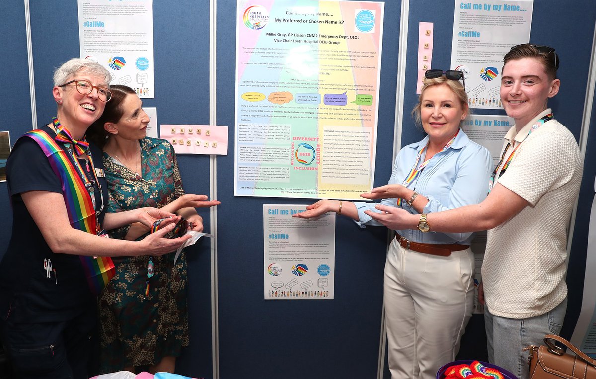 DEIB council and 'preferred name' committee, delightfully launched their 'preferred name' initiative #CallMe using a preferred name in healthcare settings is crucial in fostering an inclusive and respectful environment, thanks to Charlie for joining us on the day our inspiration.