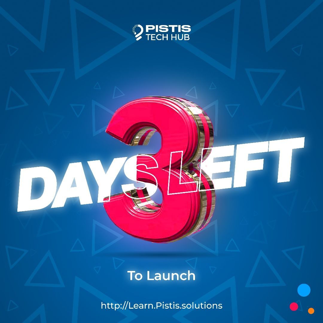 pististechub's tweet photo. The imminent launch of the website is only days away, 

We mean in 3 DAYS!. Note the date and prepare yourself for an exciting new  journey! 
The Pistis Tech Hub is about to take you on a journey of knowledge  like never before.

#pististechhub #pistisislaunchingsoon #comingsoon https://t.co/K29305gUQ3