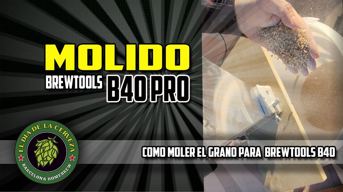 Nuevo video en el canal! 
Explico la importancia de realizar bien el molido y como calibrar el molino para un molido perfecto para BrewTools B40. 
Subestimar el proceso de molido de la malta...UN ERROR!
Espero que os guste! 
un RT se agradece🍻

👉📽️👉 youtu.be/3RWLZQKLvD0
