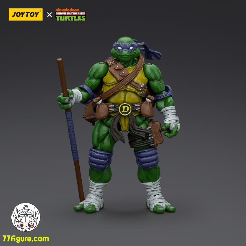 ティーンエイジ・ミュータント・ニンジャ・タートルズ ドナテロ コミケット 難あり 先行販売]JoyToy 1/18 ティーンエイジミュータント ニンジャ