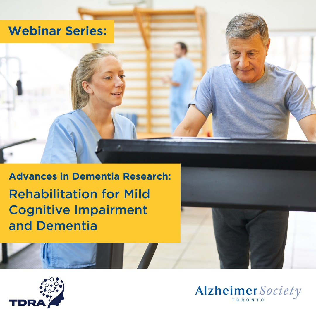 Working on balance, falls prevention, and communication techniques can all be effective rehabilitation for #MCI and #dementia. Learn more and hear about studies at our webinar featuring Dr. Astell of <a href="/LabAstell/">DATE Lab</a> &amp; <a href="/Krembil/">David Krembil</a>. Thurs July 18, 12-1 PM EST. More: bit.ly/45AQ0DP