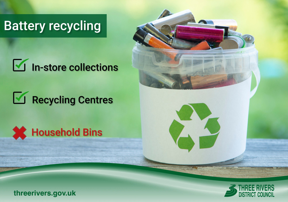 ThreeRiversDC's tweet image. #Recycle your batteries responsibly! 🔋♻️

Batteries should NEVER be disposed of in household or kerbside bins 🔥🗑️

Find your nearest recycling point👉 hertfordshire.gov.uk/whatcanirecycle

#ThreeRivers #BatteryRecycling #FirePrevention @HFRS @HertsWasteAware