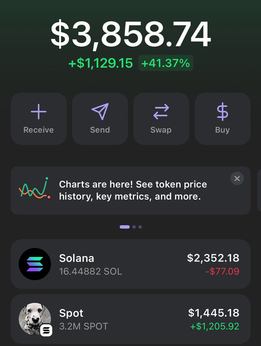ElectroExtant's tweet photo. My $spot bags 📈📈 https://t.co/WOdQ3cjvKS