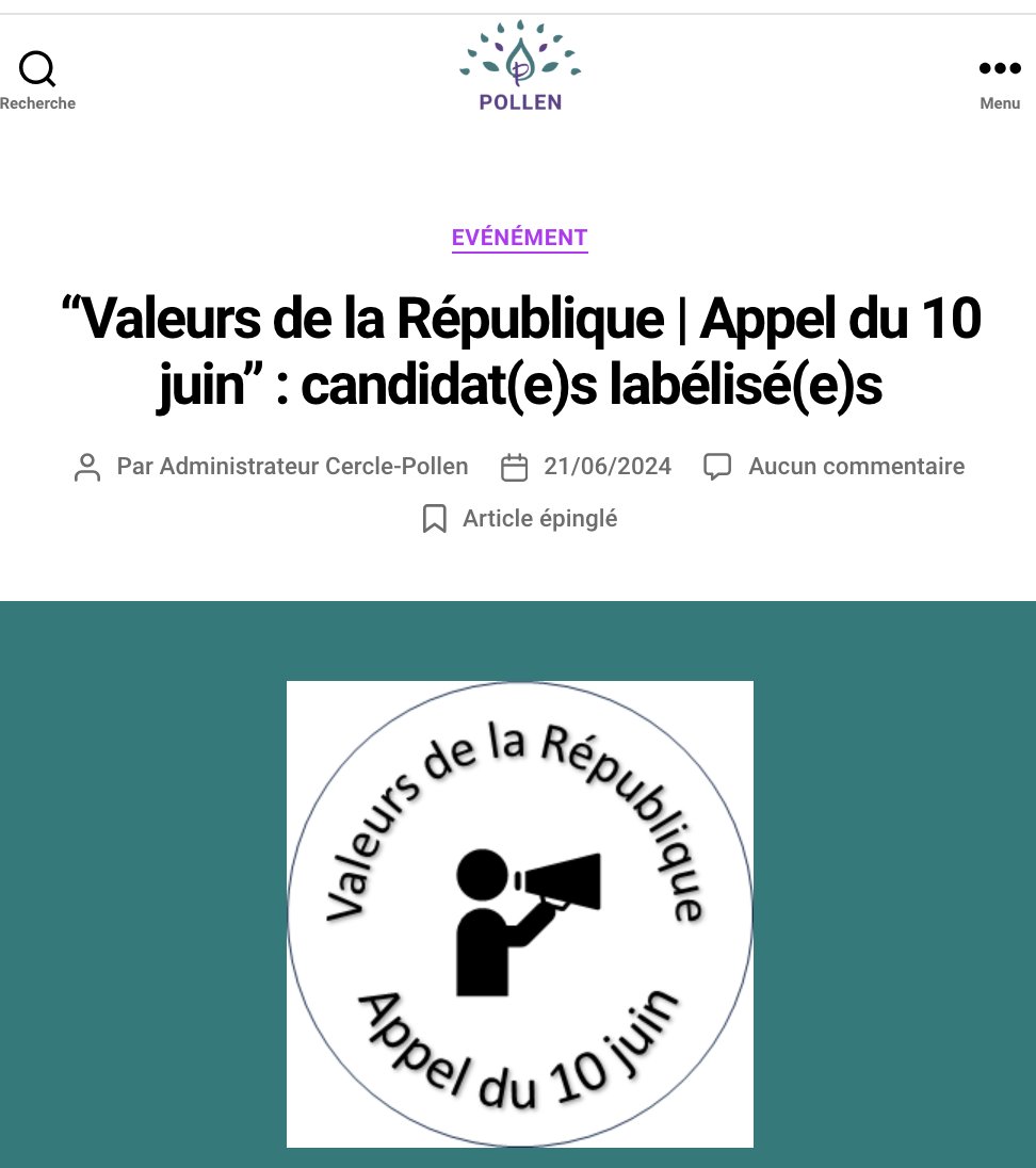 POLLEN | Cercle de réflexion social-réformiste tweet media