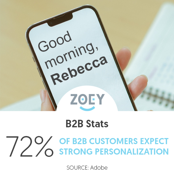 ZoeyCommerce's tweet photo. Personalization is an important part of a B2B eCommerce experience. Here are ways you can impress customers through relevant personalization:

https://t.co/RsYC28HJkJ https://t.co/gDgvCwu9Dr