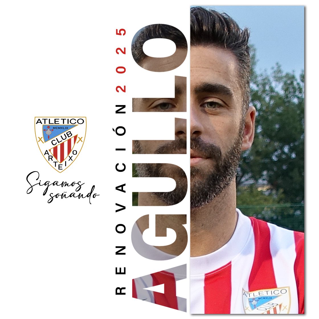 ✅ <a href="/PabloAgulloT/">Pablo Agulló</a> tamén continuará con nós esta temporada! Seguimos soñando e cada vez temos máis motivos! 🔥 Moita sorte! 🚀

#Arteixo2425 #SigamosSoñando