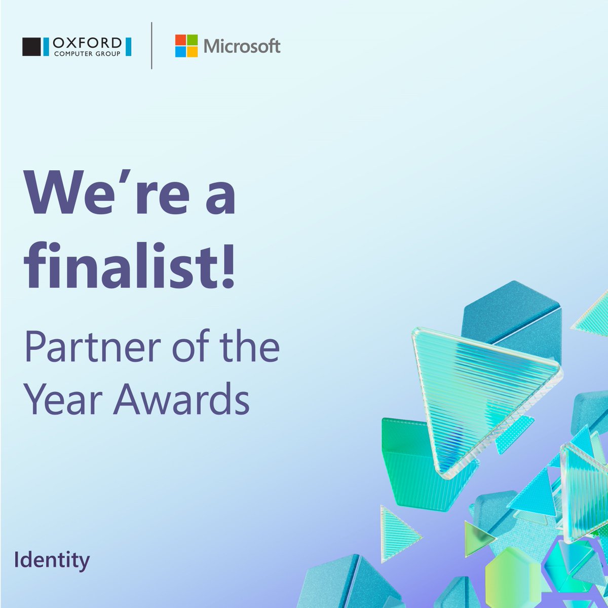 Along with being recognized as a Finalist in the Defense and Intelligence category, OCG has also been named a Finalist for the 2024 Microsoft Identity Partner of the Year Award! 🏆 We are proud to be a #MSPartner! Read more: hubs.li/Q02DrH2V0